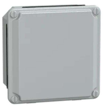 CAJA ACERO TAPA BAJA 105X105X49MM